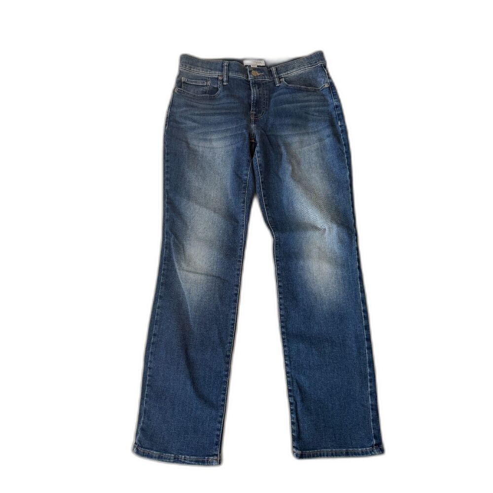 Lucky Brand Sweet Mid Rise Straight Jeans Blue Denim Size 8/29 R